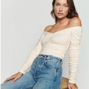 Reformation Lenora Knit Top
